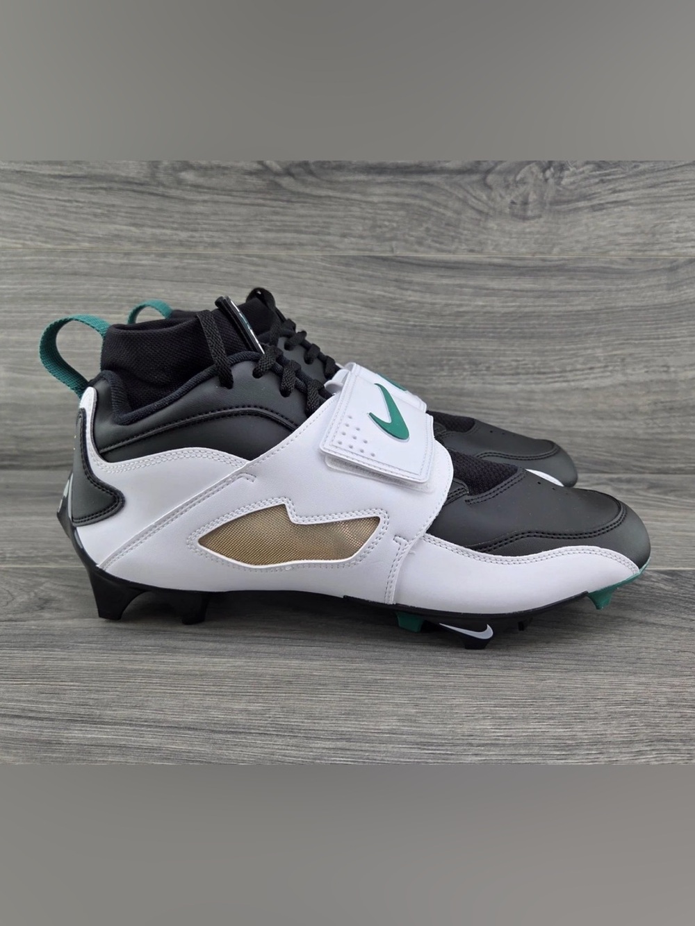 Nike Diamond Turf 93 TD Size 11.5 Mens Emerald Green Black Football Cleats